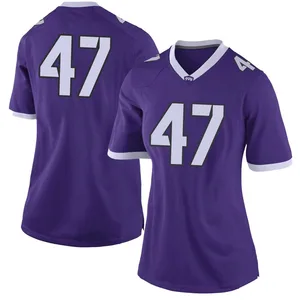 Aaron Bowers Nike TCU Horned Frogs Women's Limited Football College Jersey - Purple