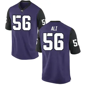 Alan Ali Nike TCU Horned Frogs Youth Game Football College Jersey - Purple