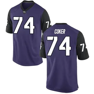 Andrew Coker Nike TCU Horned Frogs Men's Replica Football College Jersey - Purple
