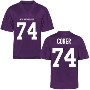 Andrew Coker TCU Horned Frogs Men's Replica Football College Jersey - Purple