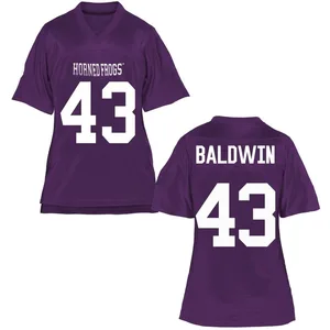 Blake Baldwin TCU Horned Frogs Women's Game Football College Jersey - Purple