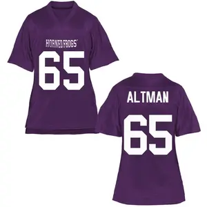 Colson Altman TCU Horned Frogs Women's Replica Football College Jersey - Purple