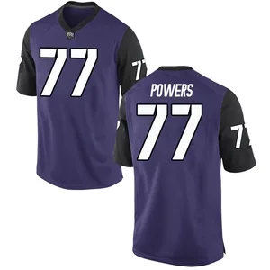 Cooper Powers Nike TCU Horned Frogs Youth Game Football College Jersey - Purple