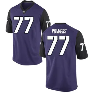 Cooper Powers Nike TCU Horned Frogs Youth Replica Football College Jersey - Purple