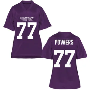 Cooper Powers TCU Horned Frogs Women's Replica Football College Jersey - Purple