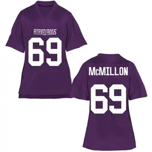Coy McMillon TCU Horned Frogs Women's Game Football College Jersey - Purple