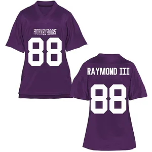 Curtis Raymond III TCU Horned Frogs Women's Replica Football College Jersey - Purple