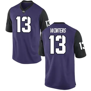 Dee Winters Nike TCU Horned Frogs Men's Replica Football College Jersey - Purple