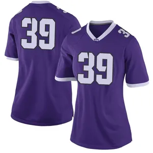 Griffin Kell Nike TCU Horned Frogs Women's Limited Football College Jersey - Purple
