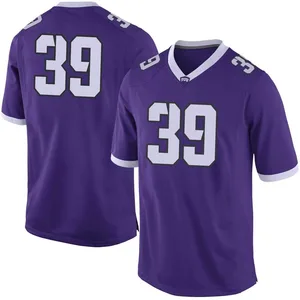 Griffin Kell Nike TCU Horned Frogs Youth Limited Football College Jersey - Purple
