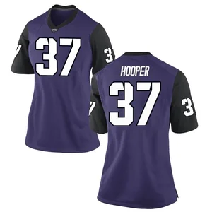 Hudson Hooper Nike TCU Horned Frogs Women's Replica Football College Jersey - Purple
