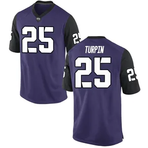 KaVontae Turpin Nike TCU Horned Frogs Men's Game Football College Jersey - Purple