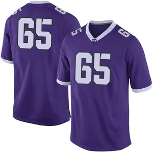 Logan Schram Nike TCU Horned Frogs Men's Limited Football College Jersey - Purple