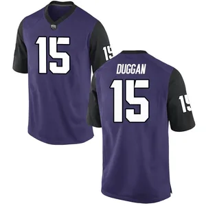 Max Duggan Nike TCU Horned Frogs Youth Game Football College Jersey - Purple