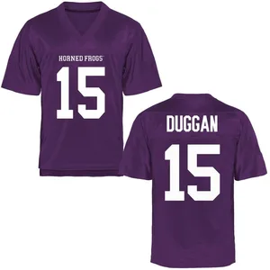 Max Duggan TCU Horned Frogs Men's Replica Football College Jersey - Purple