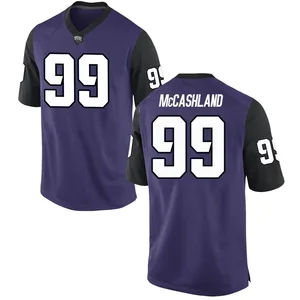 Nate McCashland Nike TCU Horned Frogs Men's Replica Football College Jersey - Purple