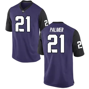 Nate Palmer Nike TCU Horned Frogs Men's Replica Football College Jersey - Purple