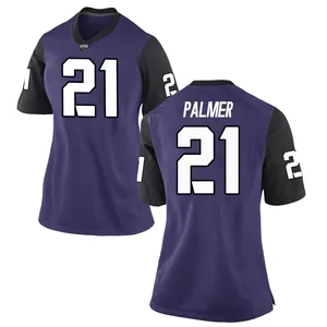 Nate Palmer Nike TCU Horned Frogs Women's Replica Football College Jersey - Purple
