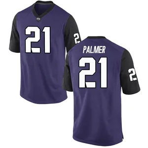 Nate Palmer Nike TCU Horned Frogs Youth Game Football College Jersey - Purple