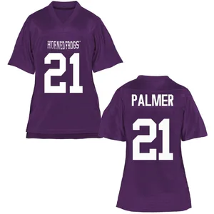 Nate Palmer TCU Horned Frogs Women's Replica Football College Jersey - Purple