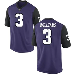 Savion Williams Nike TCU Horned Frogs Men's Replica Football College Jersey - Purple