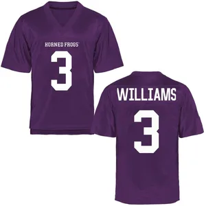 Savion Williams TCU Horned Frogs Men's Game Football College Jersey - Purple