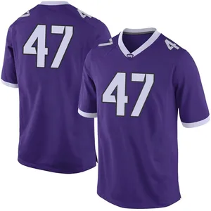 Thomas Coppinger Nike TCU Horned Frogs Men's Limited Football College Jersey - Purple