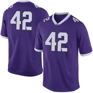 Zachary Chapman Nike TCU Horned Frogs Men's Limited Football College Jersey - Purple